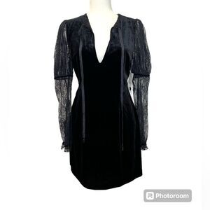 FREE PEOPLE Midnight Hour Mini Dress Size Small
